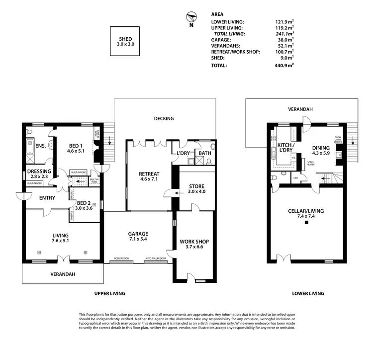 Floorplan of Homely house listing, 37 Venables Street, Macclesfield SA 5153