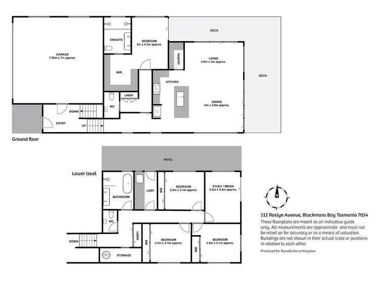 Floorplan of Homely house listing, 112 Roslyn Avenue, Blackmans Bay TAS 7052