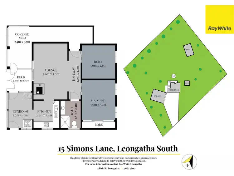 Floorplan of Homely house listing, 15 Simons Lane, Leongatha VIC 3953