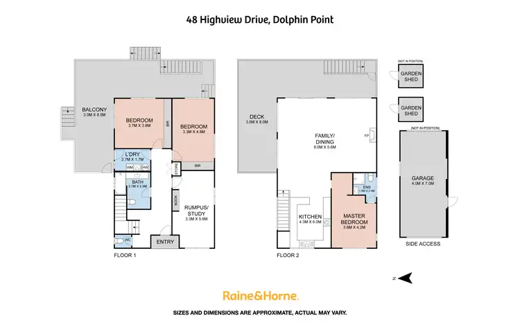 Floorplan of Homely house listing, 48 Highview Drive, Dolphin Point NSW 2539