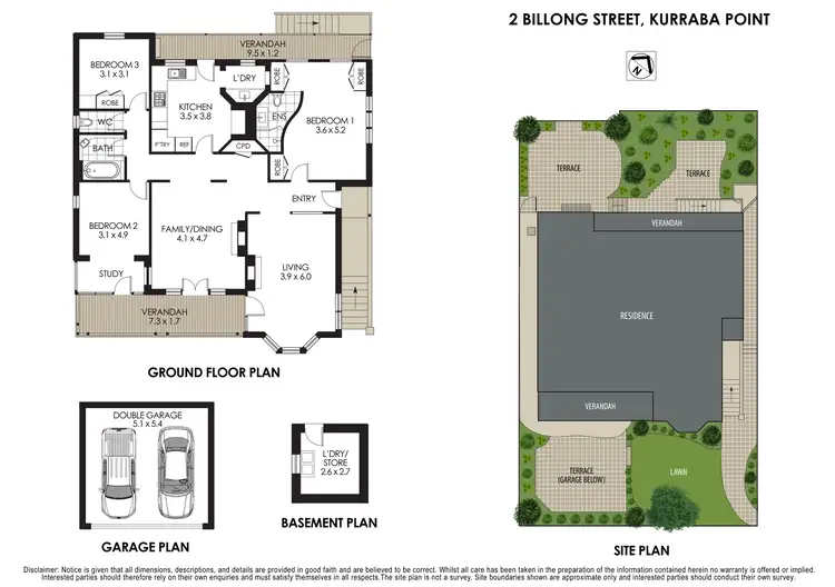 Floorplan of Homely house listing, 2 Billong Street, Kurraba Point NSW 2089