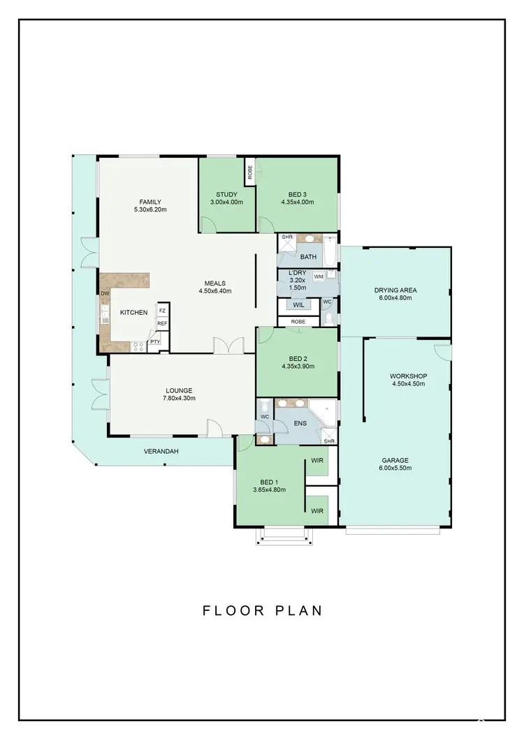 Floorplan of Homely house listing, 8 Henty Lookout, Roleystone WA 6111