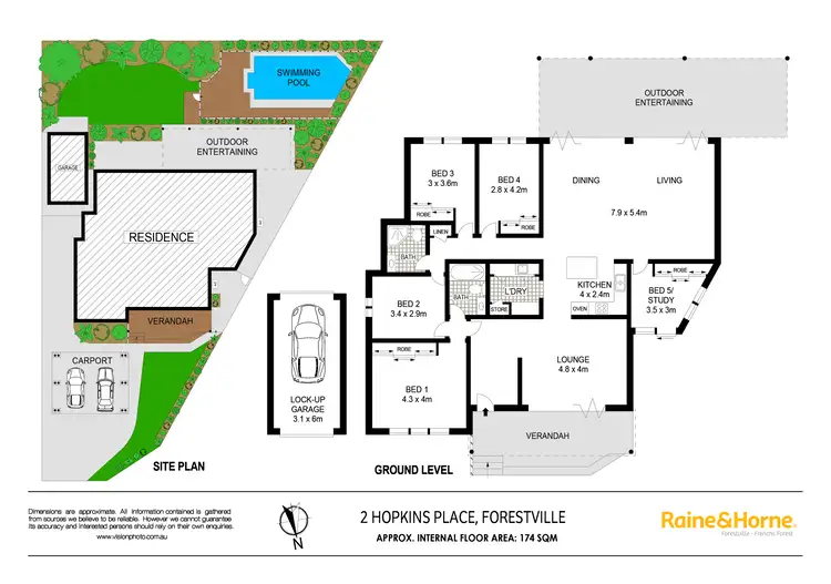 Floorplan of Homely house listing, 2 Hopkins Place, Forestville NSW 2087