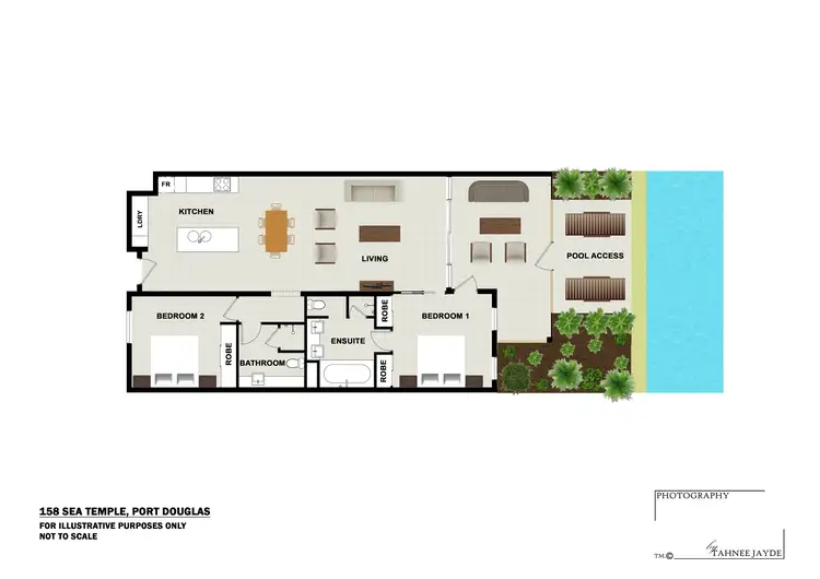 Floorplan of Homely apartment listing, 158/22-36 Mitre Street, Port Douglas QLD 4877