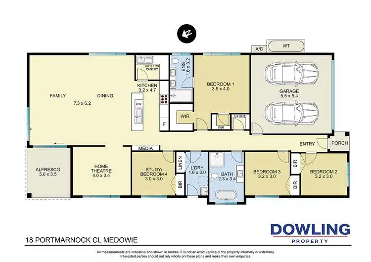 Floorplan of Homely house listing, 18 Portmarnock Cl, Medowie NSW 2318