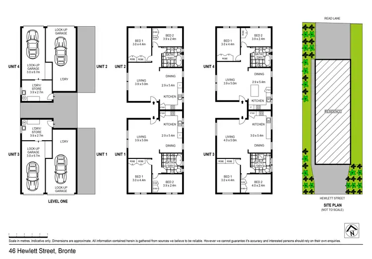 Floorplan of Homely block of units listing, 46 Hewlett Street, Bronte NSW 2024