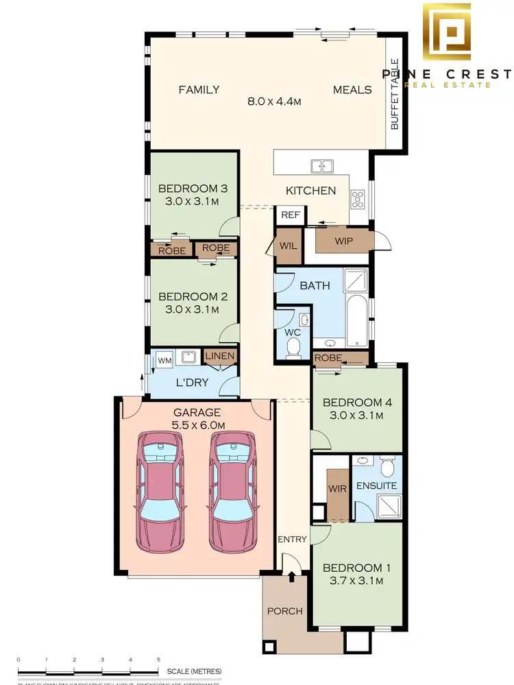Floorplan of Homely house listing, 25 Latifolium St, Donnybrook VIC 3064