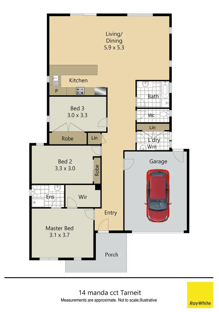 Floorplan of Homely house listing, 14 Manda Circuit, Tarneit VIC 3029