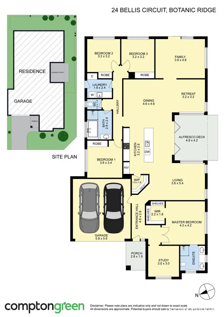 Floorplan of Homely house listing, 24 Bellis Circuit, Botanic Ridge VIC 3977