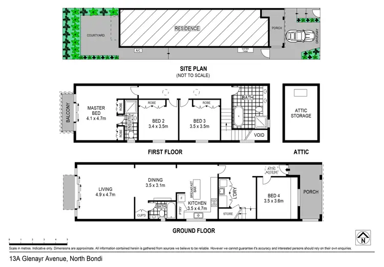 Floorplan of Homely house listing, 13A Glenayr Avenue, North Bondi NSW 2026