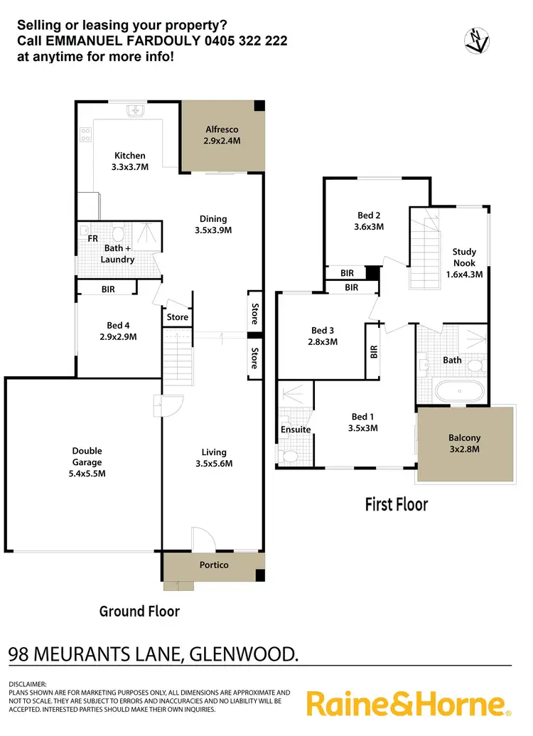 Floorplan of Homely house listing, 98 Meurants Lane, Glenwood NSW 2768