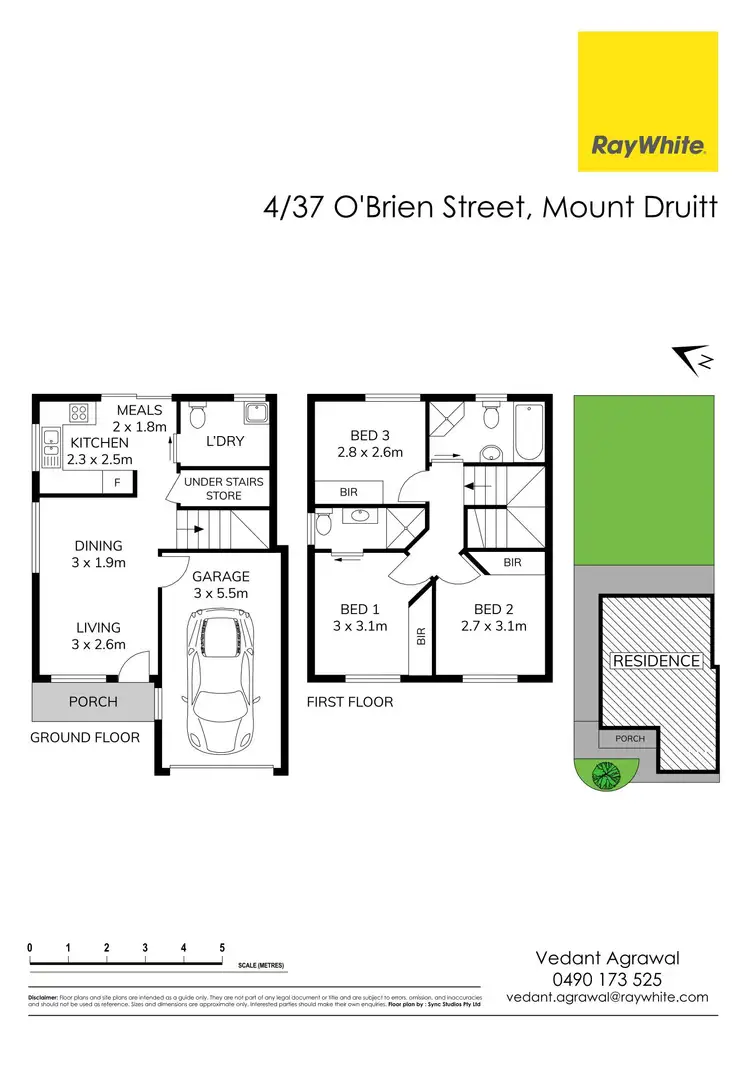 Floorplan of Homely townhouse listing, 4/37 O'Brien Street, Mount Druitt NSW 2770