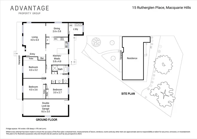 Floorplan of Homely house listing, 15 Rutherglen Place, Macquarie Hills NSW 2285