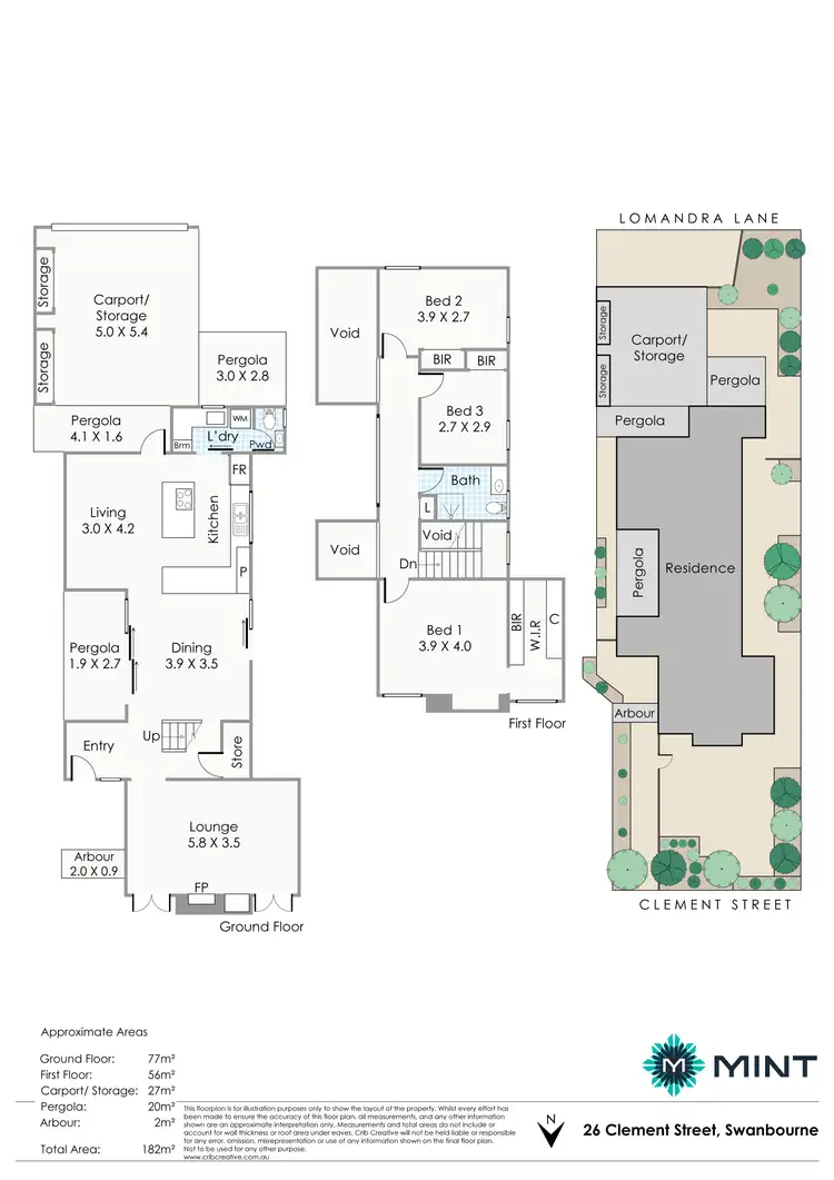 Floorplan of Homely house listing, 26 Clement Street, Swanbourne WA 6010