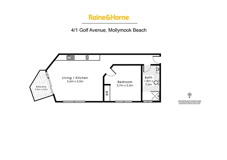 Floorplan of Homely house listing, 4/1 Golf Avenue, Mollymook NSW 2539