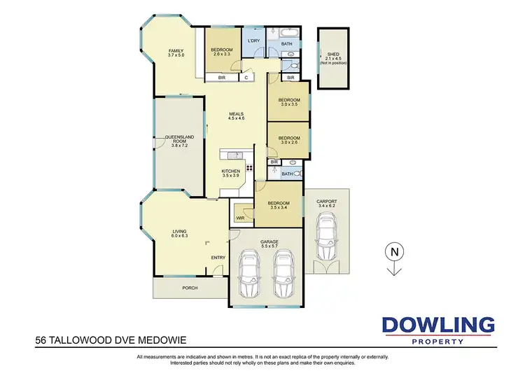 Floorplan of Homely house listing, 56 Tallowood Drive, Medowie NSW 2318