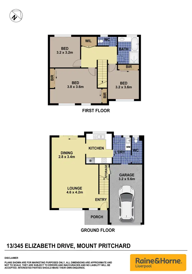 Floorplan of Homely house listing, 13/345 Elizabeth Drive, Mount Pritchard NSW 2170