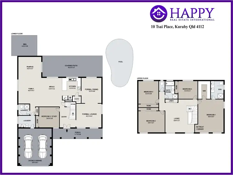 Floorplan of Homely house listing, 10 Tsai Place, Kuraby QLD 4112