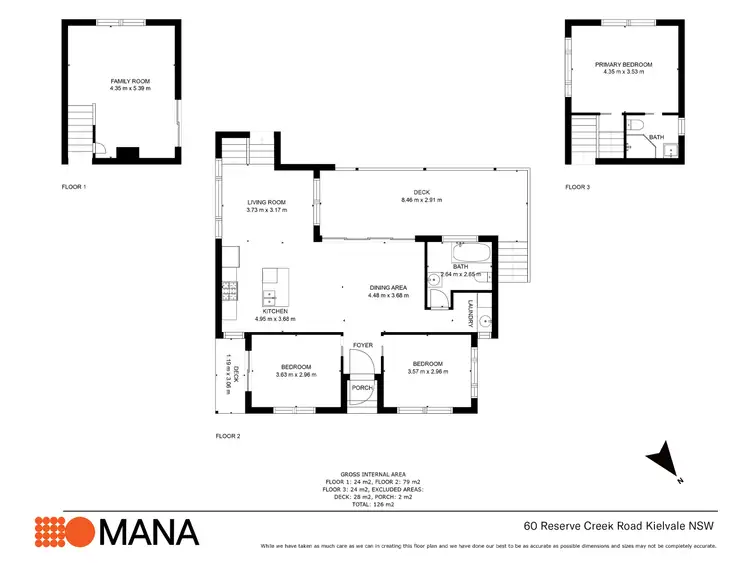 Floorplan of Homely house listing, 60 Reserve Creek Road, Kielvale NSW 2484