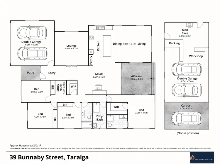 Floorplan of Homely house listing, 39 Bunnaby Street, Taralga NSW 2580