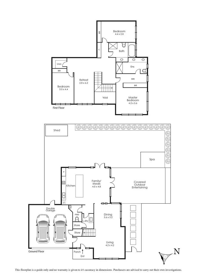 Floorplan of Homely house listing, 24 Carnoustie Parade, Heatherton VIC 3202