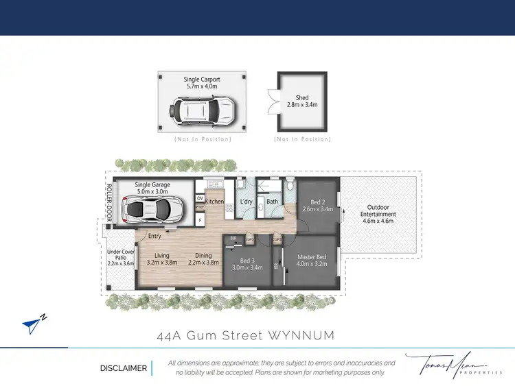 Floorplan of Homely house listing, 44A Gum Street, Wynnum QLD 4178