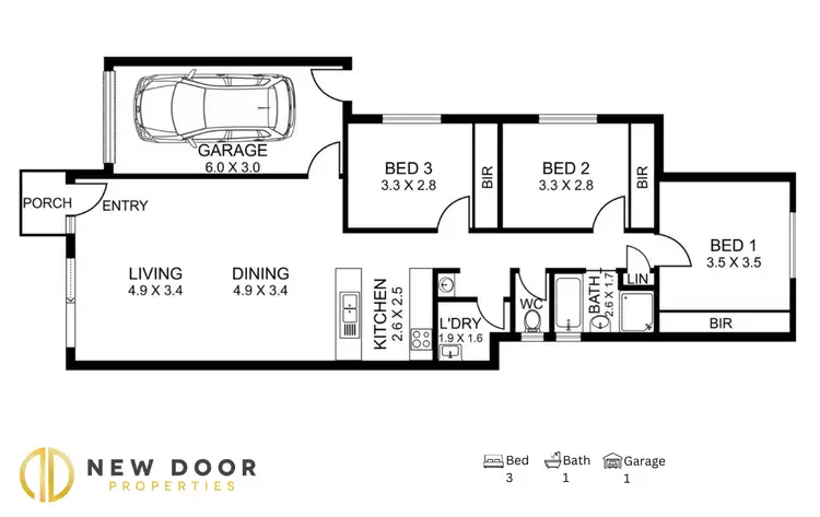Floorplan of Homely house listing, 17 Audrey Cahn Street, Macgregor ACT 2615