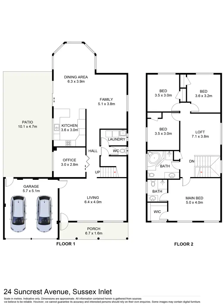 Floorplan of Homely house listing, 24 Suncrest Avenue, Sussex Inlet NSW 2540
