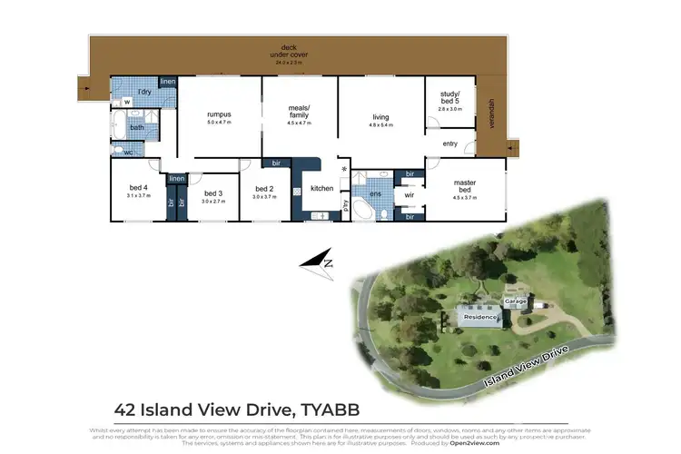 Floorplan of Homely rural property listing, 42 Island View Drive, Tyabb VIC 3913
