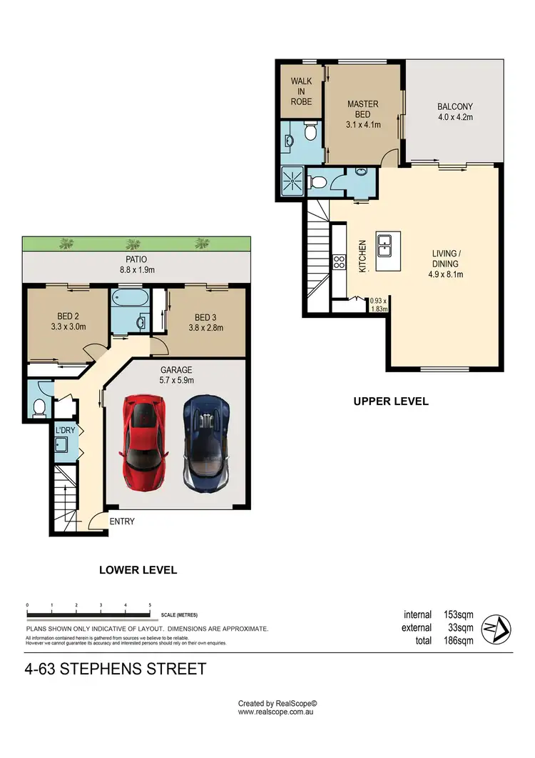 Floorplan of Homely townhouse listing, 4/63 Stephens Street, Morningside QLD 4170