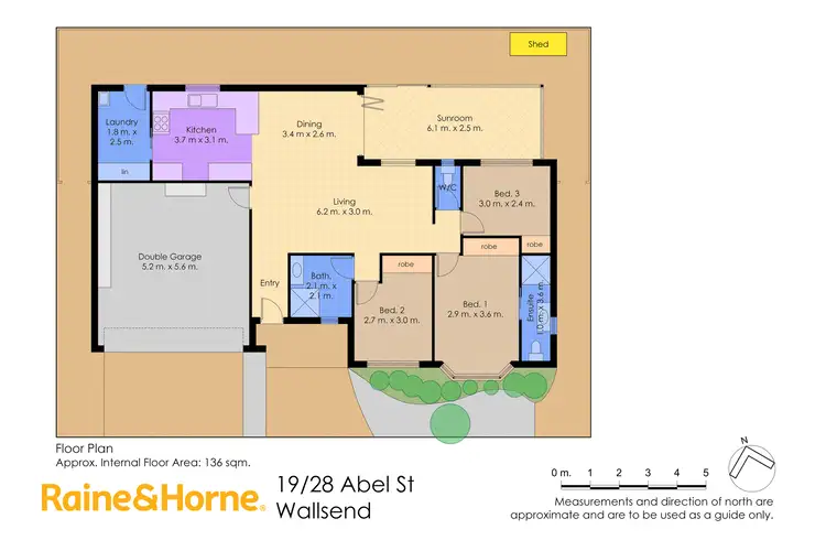 Floorplan of Homely villa listing, 19/28 Abel Street, Wallsend NSW 2287