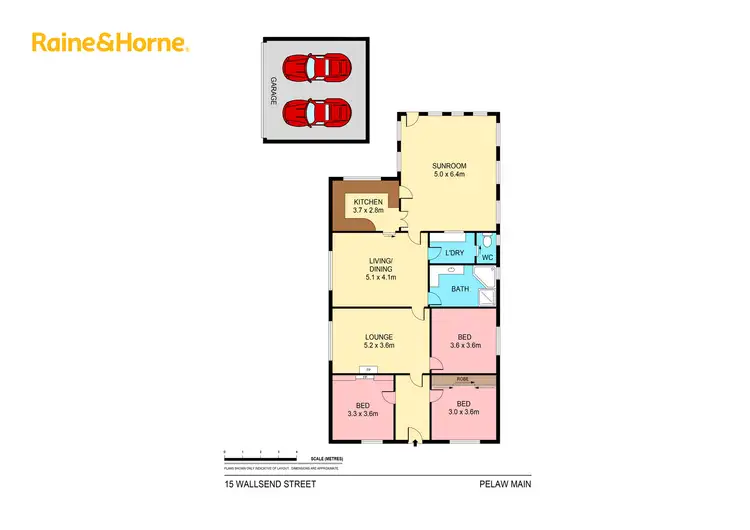 Floorplan of Homely house listing, 15 Wallsend Street, Pelaw Main NSW 2327