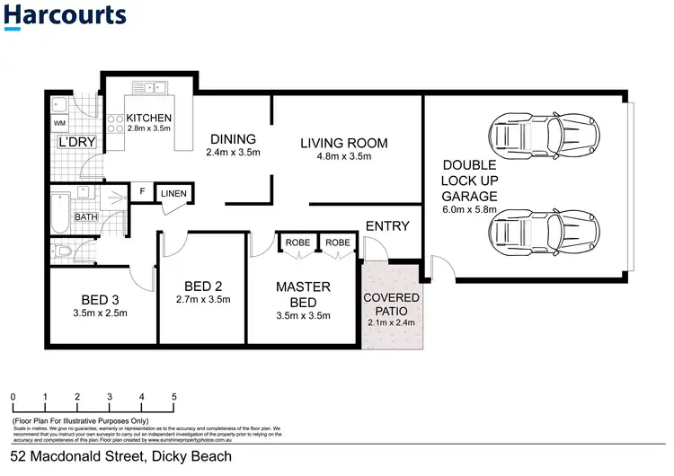 Floorplan of Homely house listing, 52 Macdonald Street, Dicky Beach QLD 4551