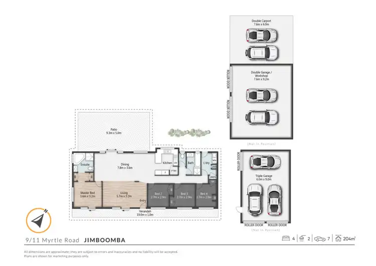 Floorplan of Homely house listing, 9-11 Myrtle Road, Jimboomba QLD 4280