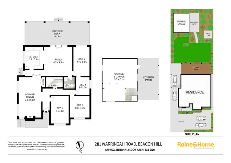 Floorplan of Homely house listing, 281 Warringah Road, Beacon Hill NSW 2100