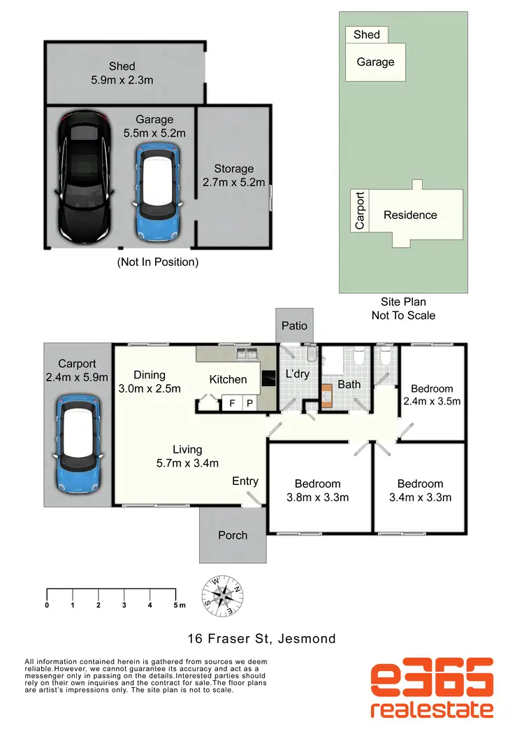 Floorplan of Homely house listing, 16 Fraser Street, Jesmond NSW 2299