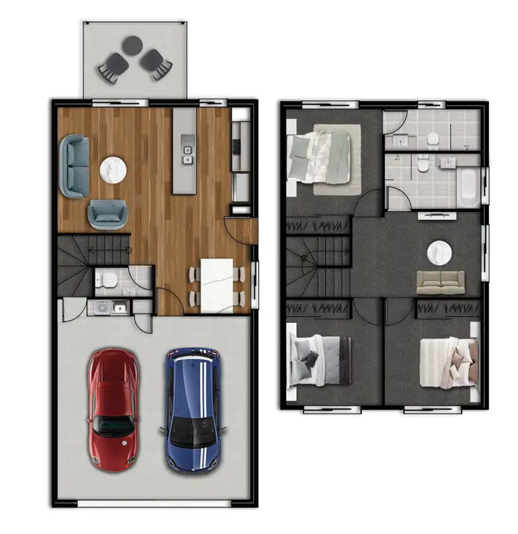 Floorplan of Homely townhouse listing, 100 Stodart Terrace, Mango Hill QLD 4509