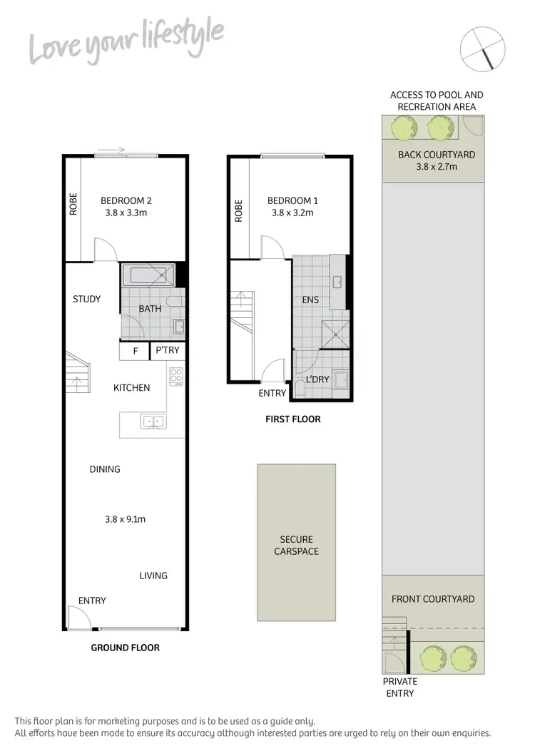 Floorplan of Homely apartment listing, 1212/93 Macdonald Street, Erskineville NSW 2043