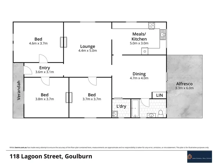 Floorplan of Homely house listing, 118 Lagoon Street, Goulburn NSW 2580