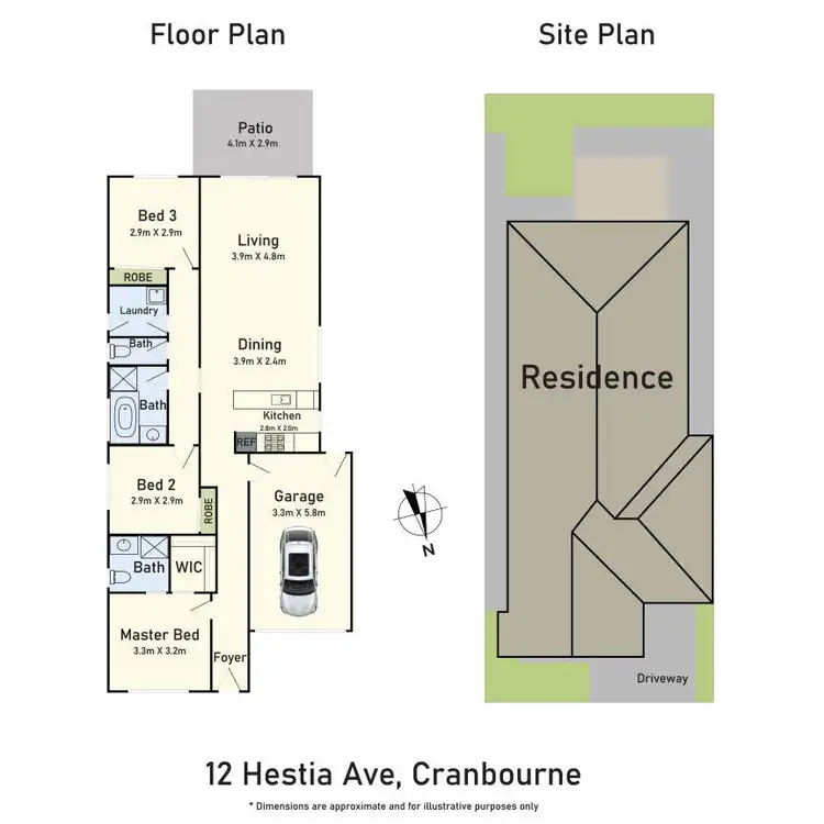 Floorplan of Homely house listing, 12 Hestia Avenue, Cranbourne West VIC 3977