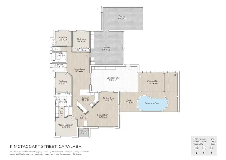 Floorplan of Homely house listing, 11 McTaggart Street, Capalaba QLD 4157