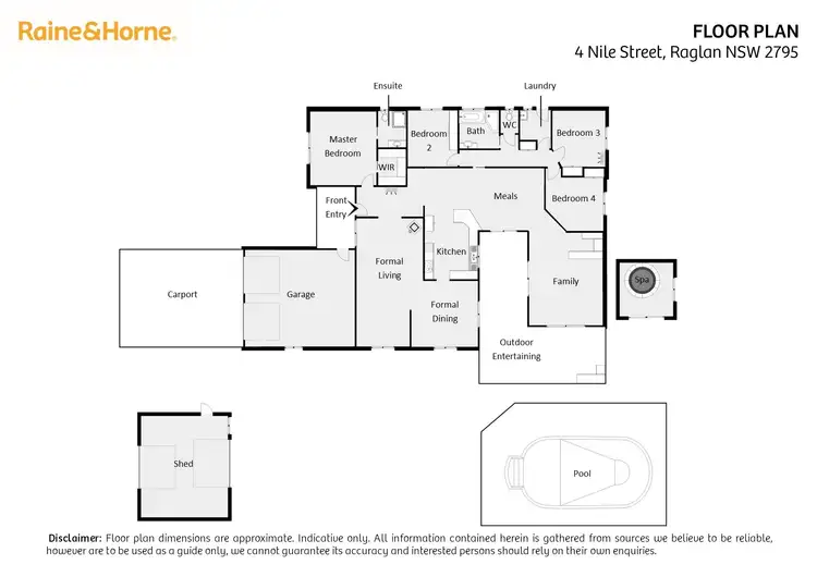 Floorplan of Homely house listing, 4 Nile Street, Raglan NSW 2795