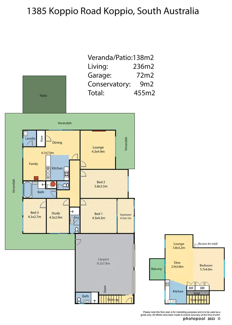 Floorplan of Homely house listing, 1385 Koppio Road, Koppio SA 5607