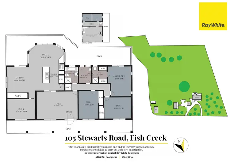 Floorplan of Homely rural property listing, 105 Stewarts Road, Fish Creek VIC 3959