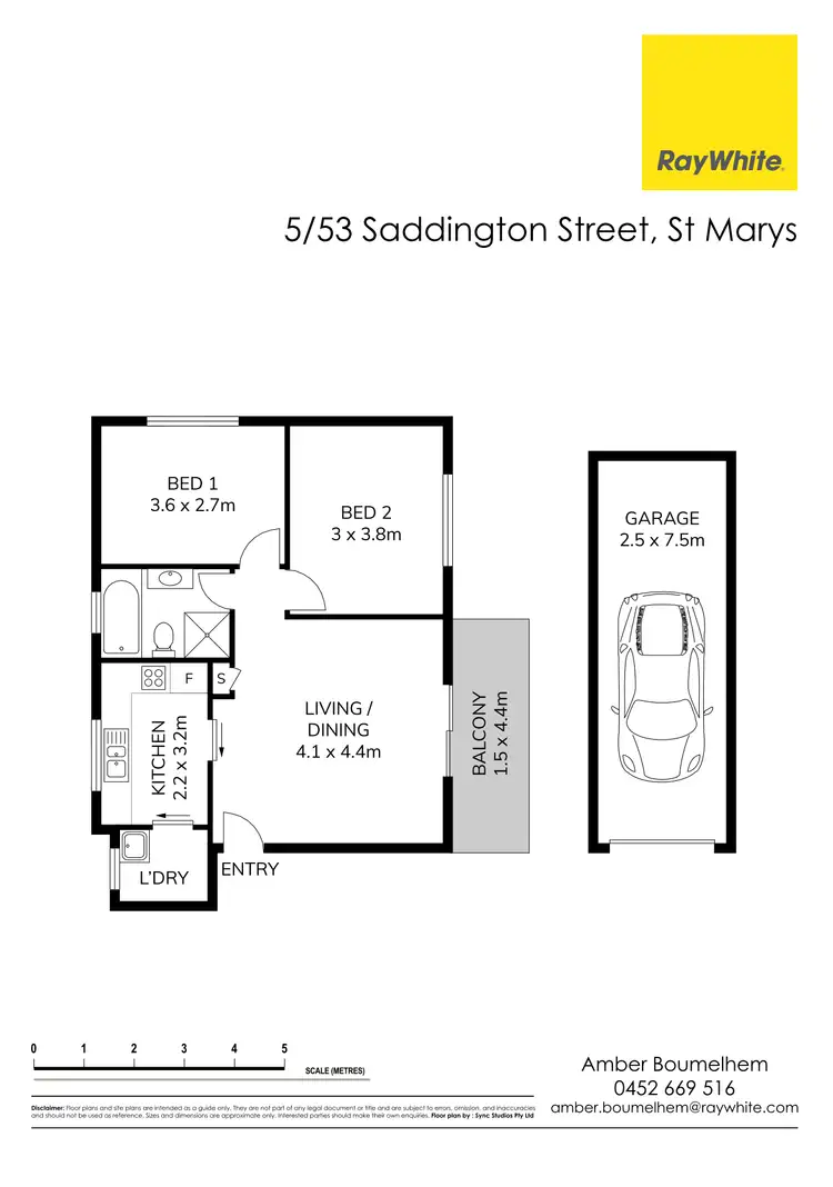 Floorplan of Homely unit listing, 5/53 Saddington Street, St Marys NSW 2760