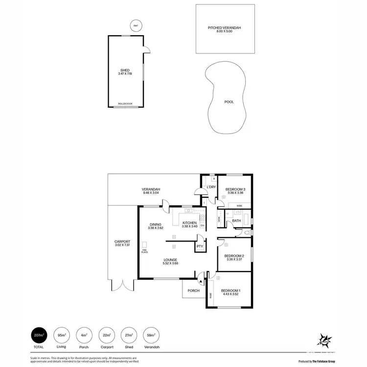 Floorplan of Homely house listing, 15 Graham Avenue, Holden Hill SA 5088