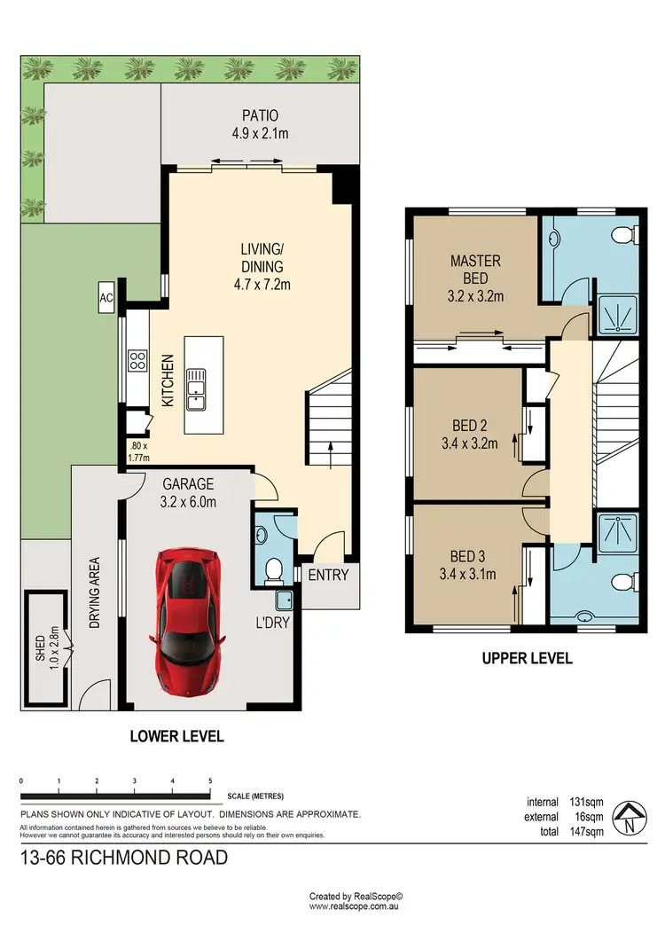 Floorplan of Homely townhouse listing, 13/66 Richmond Road, Morningside QLD 4170