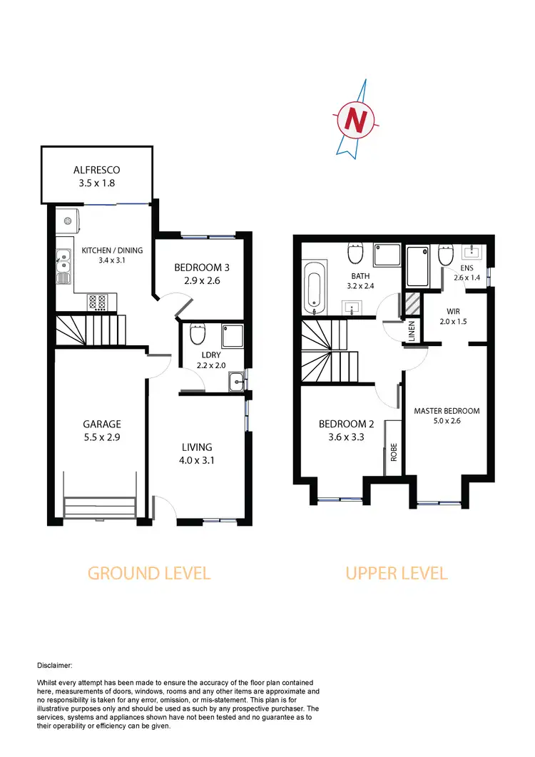 Floorplan of Homely townhouse listing, 4/199 Targo Road, Girraween NSW 2145
