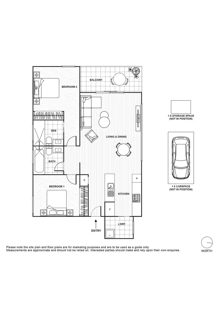 Floorplan of Homely apartment listing, 4/85 Tram Road, Doncaster VIC 3108