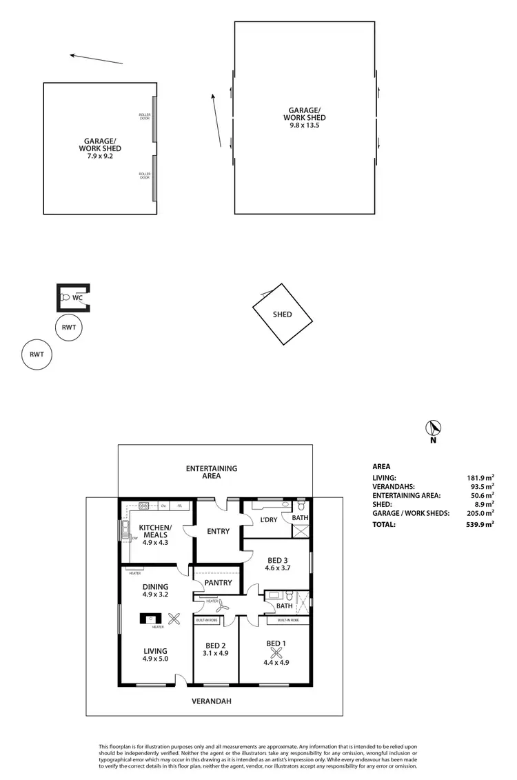 Floorplan of Homely house listing, 1811 Langhorne Creek Road, Langhorne Creek SA 5255